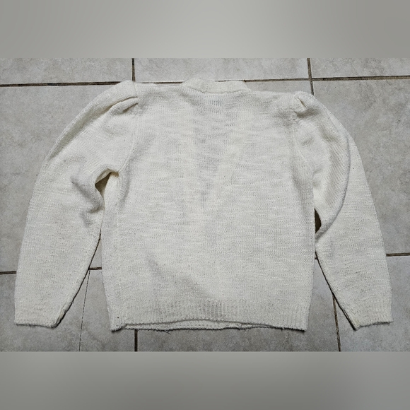 Cardigan vintage DEB large sweater top large - Picture 5 of 5